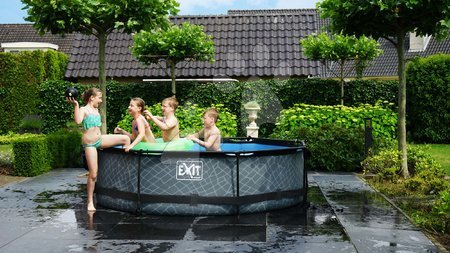Kruhové bazény - Bazén s filtrací Stone pool Exit Toys - 7