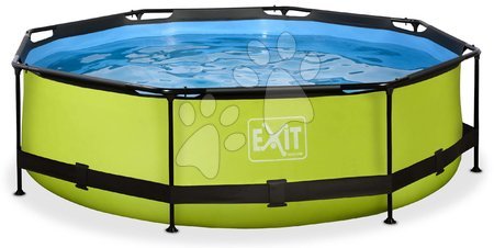 Bazény kruhové - Bazén s filtráciou Lime pool Exit Toys 