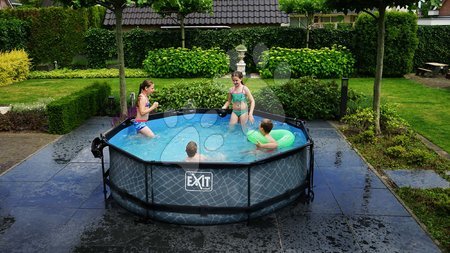 Bazény kruhové - Bazén s filtráciou Lime pool Exit Toys _1
