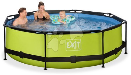 Kruhové bazény - Bazén s filtrací Lime pool Exit Toys - 4