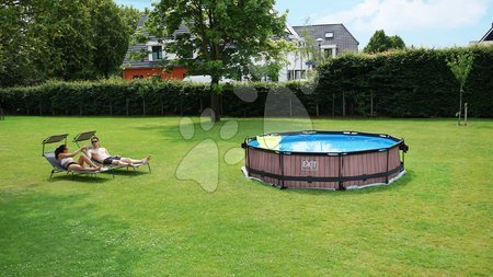 Kruhové bazény - Bazén s filtrací Stone pool Exit Toys - 3