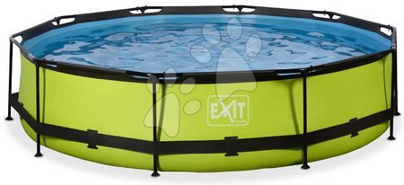 Bazény kruhové - Bazén s filtráciou Lime pool Exit Toys 