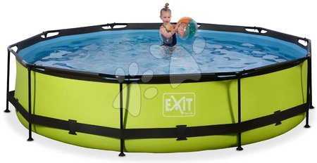 Kruhové bazény - Bazén s filtrací Lime pool Exit Toys - 4