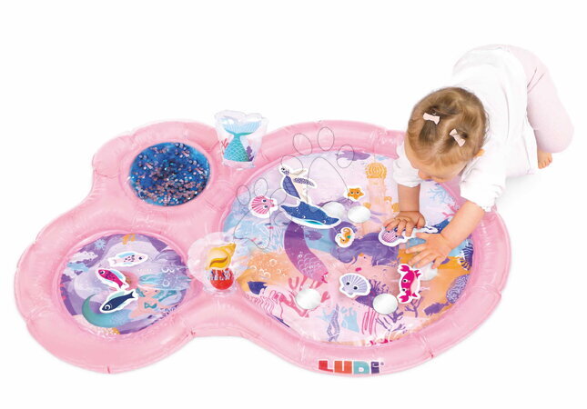 Igralne podloge in loki - Hracia podložka s vodou Morské víly Mermaid Water Play Mat Ludi_1