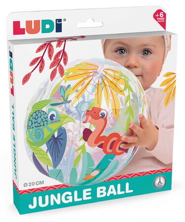 Nafukovací míče k vodě - Nafukovací míč Jungle Ball Ludi - 8