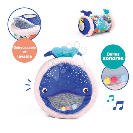 Ludi - Nafukljiv valj z aktivnostmi Veľryba Fabric Activities Roller Ludi_1