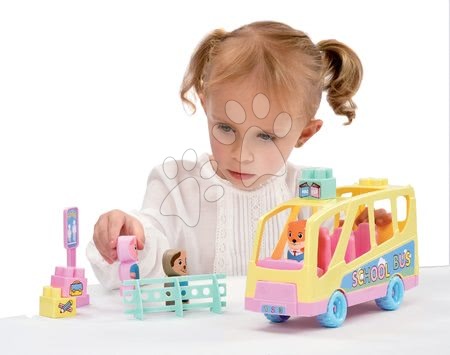Cuburi de construit Abrick - Joc de construit Autobuz şcolar Twee Pop Écoiffier - 1