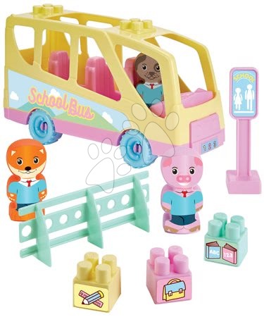 Cuburi de construit Abrick - Joc de construit Autobuz şcolar Twee Pop Écoiffier - 2