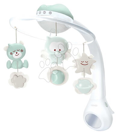 Giostrine culla - Carillon musicale 3in1 con proiettore Infantino Projector Musical Mobile Sage sopra il lettino