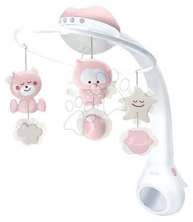 Giostrine culla - Carillon musicale 3in1 con proiettore sopra il lettino Projector Musical Mobile Dusty Pink Infantino