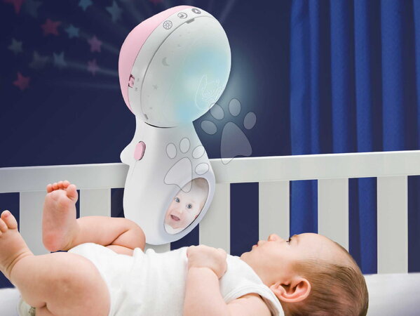 Giostrine culla - Carillon musicale 3in1 con proiettore sopra il lettino Projector Musical Mobile Dusty Pink Infantino_1