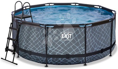 Bazény kruhové - Bazén s filtráciou Stone pool Exit Toys 
