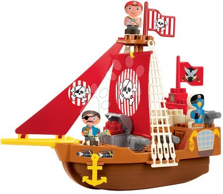 Jeux de construction et briques - Construction Pirate Ship Abrick Écoiffier_1