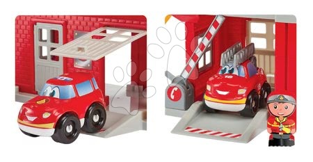 Baukästen und Würfel - Feuerwehrbaukasten mit Rutsche Abrick Écoiffier_1