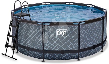 Bazény kruhové - Bazén s pieskovou filtráciou Stone pool Exit Toys