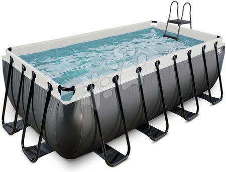 Hračky pro děti od 6 do 9 let - Bazén s pískovou filtrací Black Leather pool Exit Toys