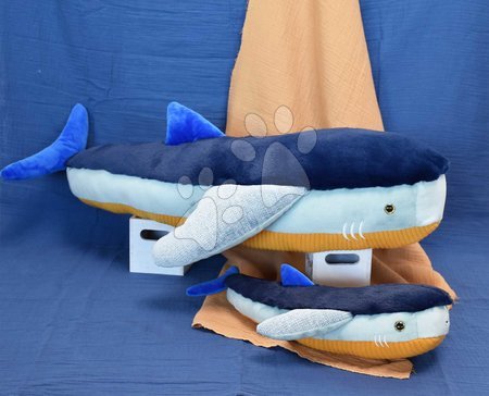 Jucării de pluș și textile - Rechin de pluș Blue Shark XXL Marine Treasure Histoire d’ Ours_1