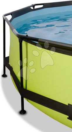Okrugli bazeni - Bazen s krovom i filtracijom Lime pool green Exit Toys  - 5