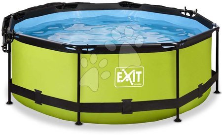 Jucării și jocuri pentru grădină - Piscină cu acoperiș si filtrare Lime pool green Exit Toys _1