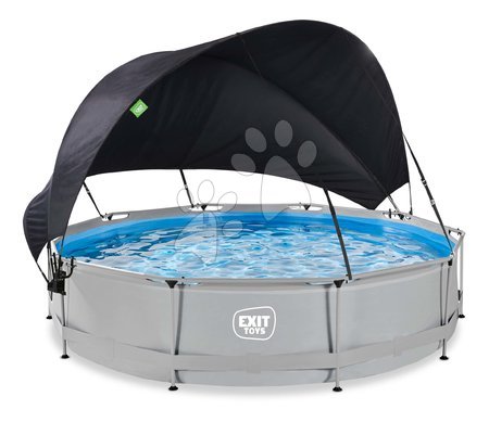Spielzeuge und Spiele für den Garten | Seite 23 - Pool mit Überdachung und Soft Grey Pool Filter Exit Toys