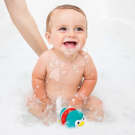 Fürdőjátékok - Felhúzható pingvin kádba Kick & Swim Bath Pal Infantino_1