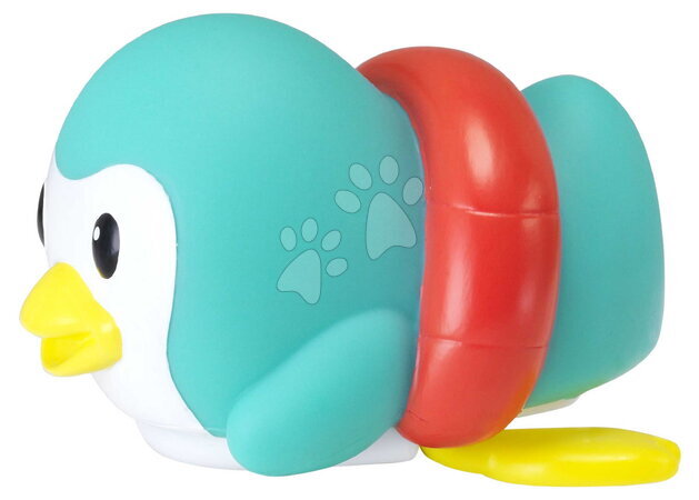 Fürdőjátékok - Felhúzható pingvin kádba Kick & Swim Bath Pal Infantino