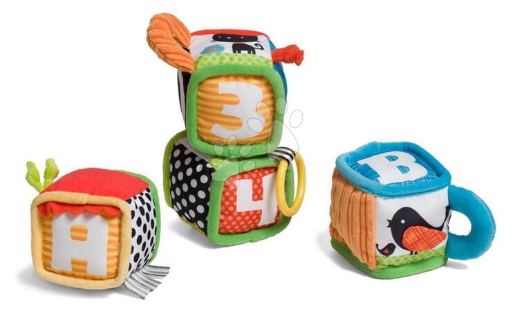 Early development toys | Page 3 - Textilné kocky s aktivitami Discover & Play Soft Blocks Infantino