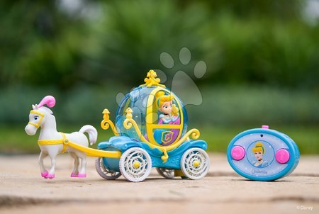 Samochodziki na pilota - Autko zdalnie sterowane Bajkowy powóz Disney Princess RC Cinderella's Carriage Jada - 10