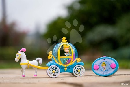 Samochodziki na pilota - Autko zdalnie sterowane Bajkowy powóz Disney Princess RC Cinderella's Carriage Jada - 11