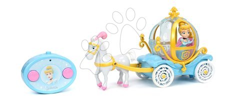 Samochodziki na pilota - Autko zdalnie sterowane Bajkowy powóz Disney Princess RC Cinderella's Carriage Jada - 6