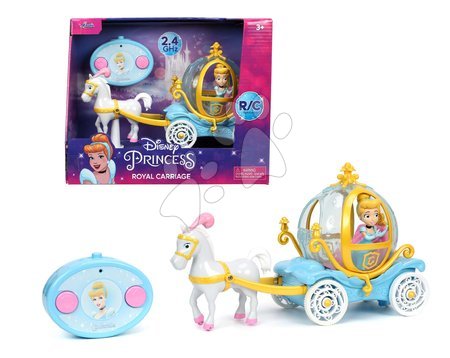 Samochodziki na pilota - Autko zdalnie sterowane Bajkowy powóz Disney Princess RC Cinderella's Carriage Jada - 8