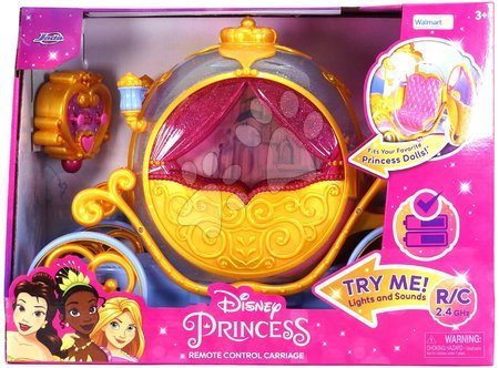 Samochodziki na pilota - Autko zdalnie sterowane królewski powóz Disney Princess RC Carriage Jada - 42