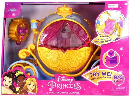 Samochodziki na pilota - Autko zdalnie sterowane królewski powóz Disney Princess RC Carriage Jada - 41