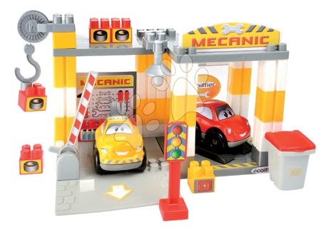Stavebnice Abrick - Stavebnice Rychlá auta - autoservis s 2 auty Abrick Écoiffier - 2