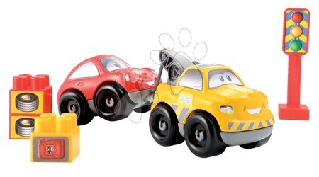 Stavebnice Abrick - Stavebnice Rychlá auta - autoservis s 2 auty Abrick Écoiffier - 3