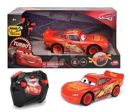 Vozila na daljinsko upravljanje - Avtomobilček na daljinsko vodenje RC Cars 3 McQueen Turbo Racer Jada - 2