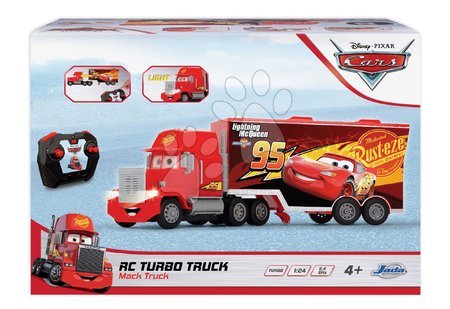 Autos mit Fernsteuerung - Ferngesteuertes Spielzeugauto mit Anhänger RC Cars 3 Turbo Mack Truck Jada - 4