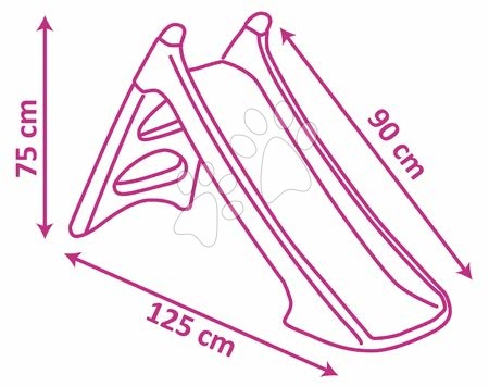 Skluzavky sety - Set skluzavka Sofie První Smoby délka 90 cm - 8