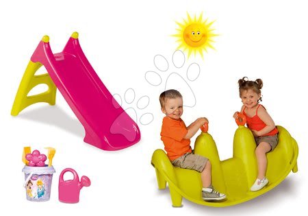 Dětské houpačky sety - Set houpačka Tuleň oboustranná s vodotryskem Smoby - 11