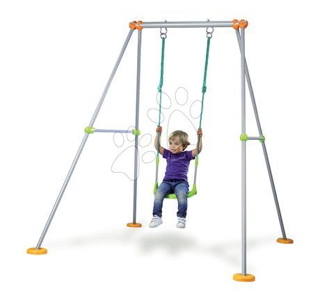 Hojdačky pre deti - Hojdačka Portique Plus Smoby s kovovou konštrukciou výška 180 cm od 12 mes