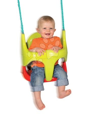 Dětské houpačky - Plastová houpačka na zavěšení BeBe 2v1 Smoby - 1