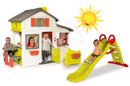 Domečky se skluzavkou - Set domeček Přátel Smoby - 37