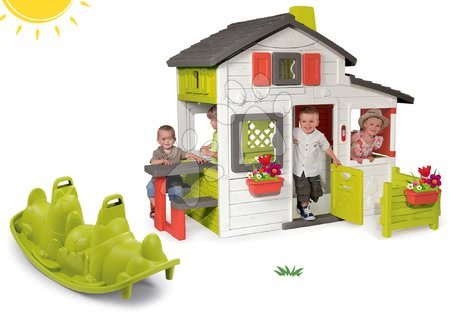 Spielhäuser mit Schaukel - Set Häuschen der Freunde von Smoby