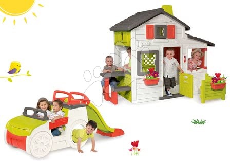 Domečky s prolézačkou - Set domeček Přátel Smoby - 31