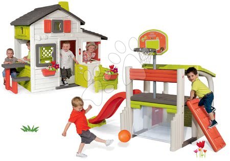 Smoby - Komplet hišica Prijateljev Smoby