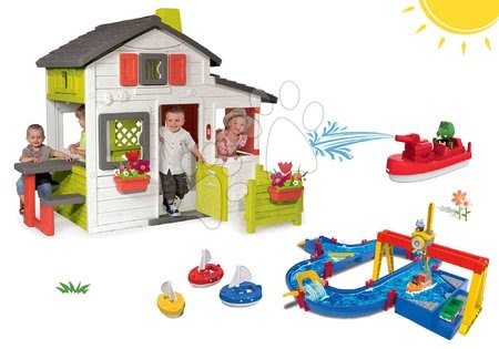 Spielhäuser mit Wasserrutsche - Set Häuschen der Freunde von Smoby - 31