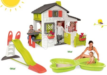 Domki ze zjeżdżalnią - Zestaw domek Przyjaciół Smoby - 39
