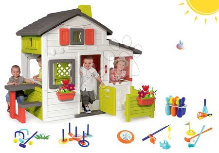 Spielhäuser Sets - Set Häuschen der Freunde von Smoby - 24