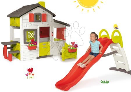 Domečky se skluzavkou - Set domeček Přátel Smoby - 38