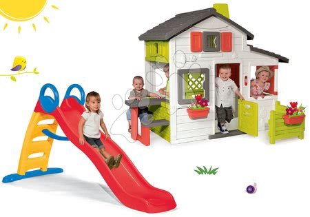 Domečky se skluzavkou - Set domeček Přátel Smoby - 13
